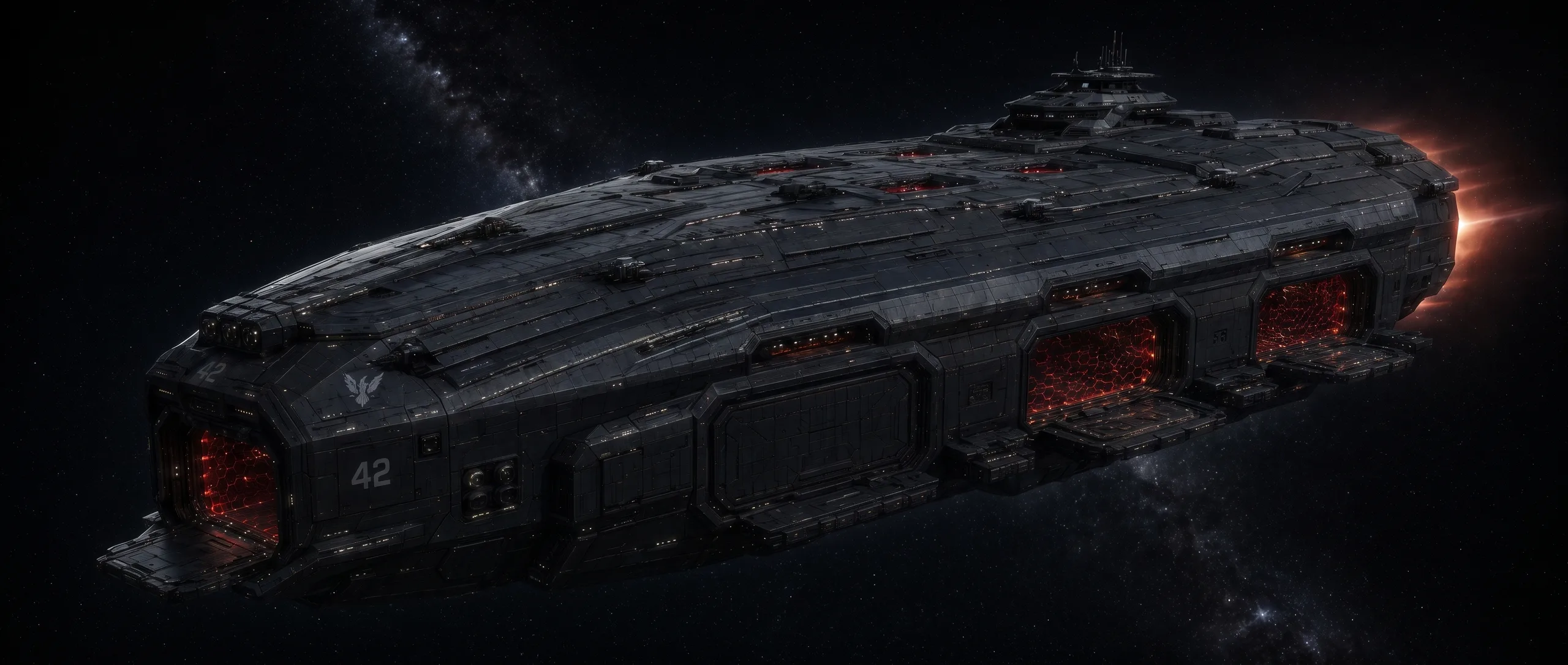 Carrier hull render